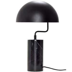 Černá kovová stolní lampa Hübsch Crup 48 cm