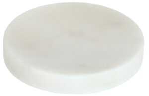 Bílá mramorová miska na mýdlo Kave Home Elenei