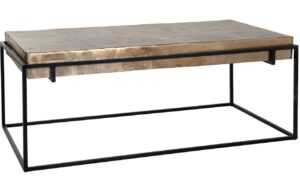 Mosazný kovový konferenční stolek Richmond Calloway 123 x 68 cm