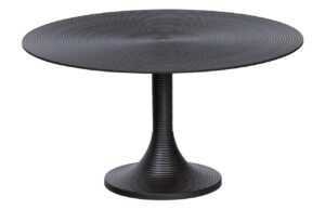 Hoorns Černý kovový konferenční stolek Jervis 77 cm