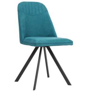 Modrá látková jídelní židle Somcasa Cris
