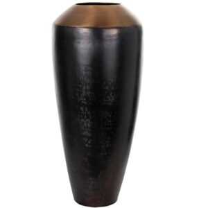 Černá kovová váza Richmond Danito L