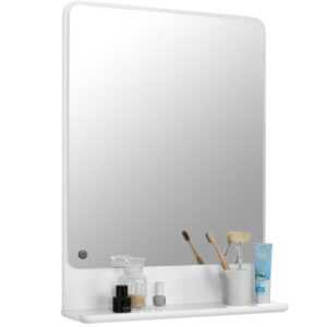 Bílé lakované koupelnové zrcadlo Tom Tailor Color Bath 70 x 52 cm