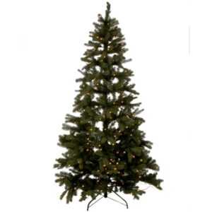 Umělý vánoční strom s LED světlem J-Line Arcai 225 cm
