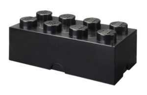 Černý úložný box LEGO® Smart 25 x 50 cm
