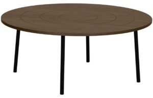 Hnědý ořechový konferenční stolek TEMAHOME Ply 80 cm