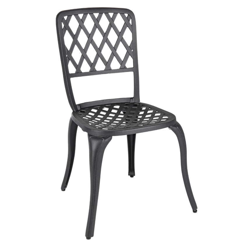 Černá hliníková zahradní židle Bizzotto Faenza