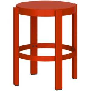 Noo.ma Červená kovová stolička Doon 45 cm
