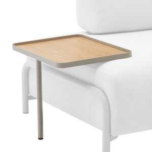 Velký dubový odkládací stolek Kave Home Compo 54 x 40 cm