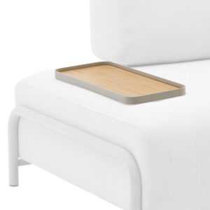 Malý dubový odkládací stolek Kave Home Compo 54 x 21 cm