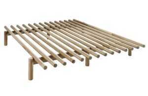 Dřevěná dvoulůžková postel Karup Design Pace 180 x 200 cm