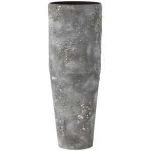 Šedá kovová váza J-line Unives 71 cm