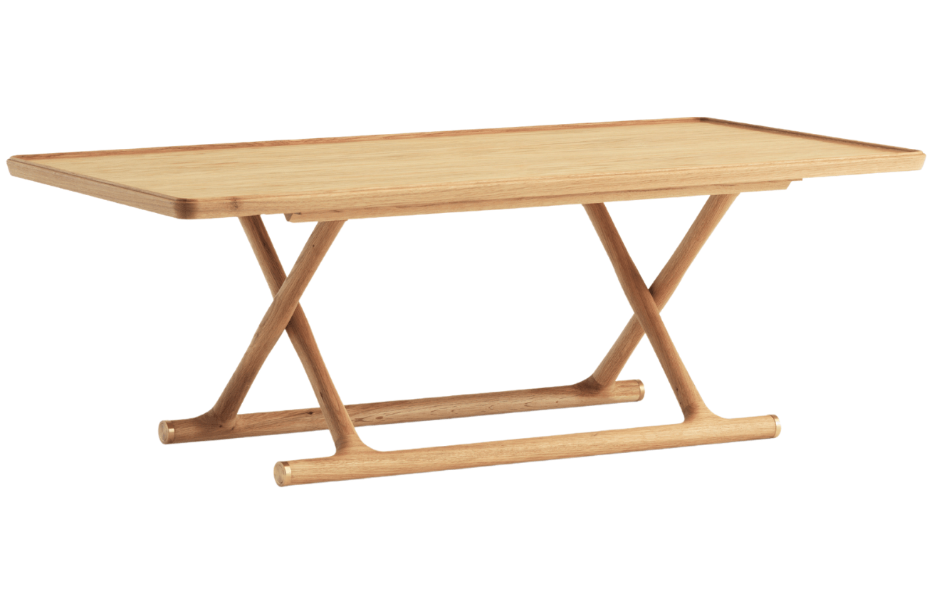 Audo CPH Přírodní dubový konferenční stolek AUDO JÄGER 130 x 65 cm