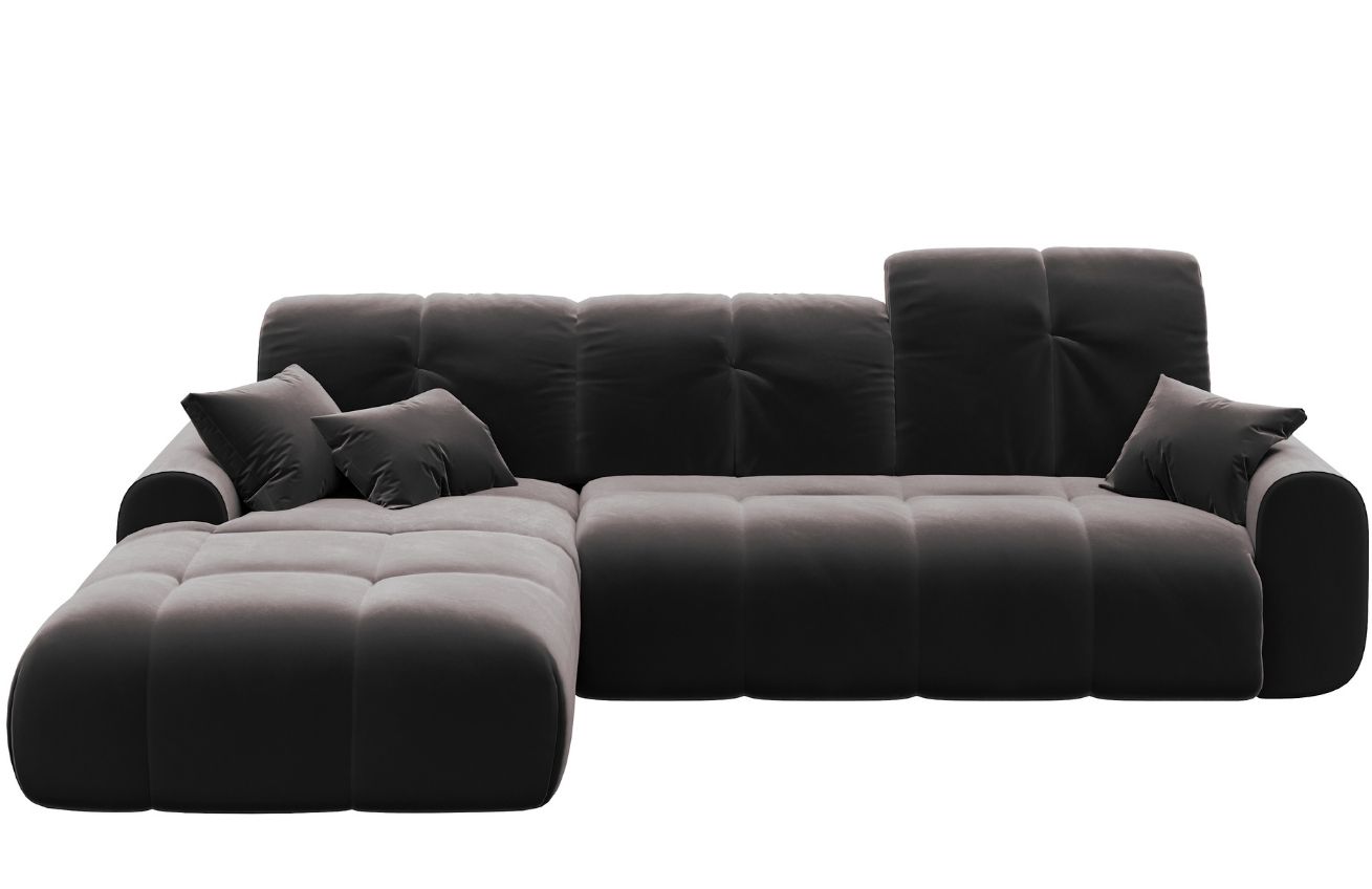 Devichy Sametová rozkládací pohovka Tous 290 cm