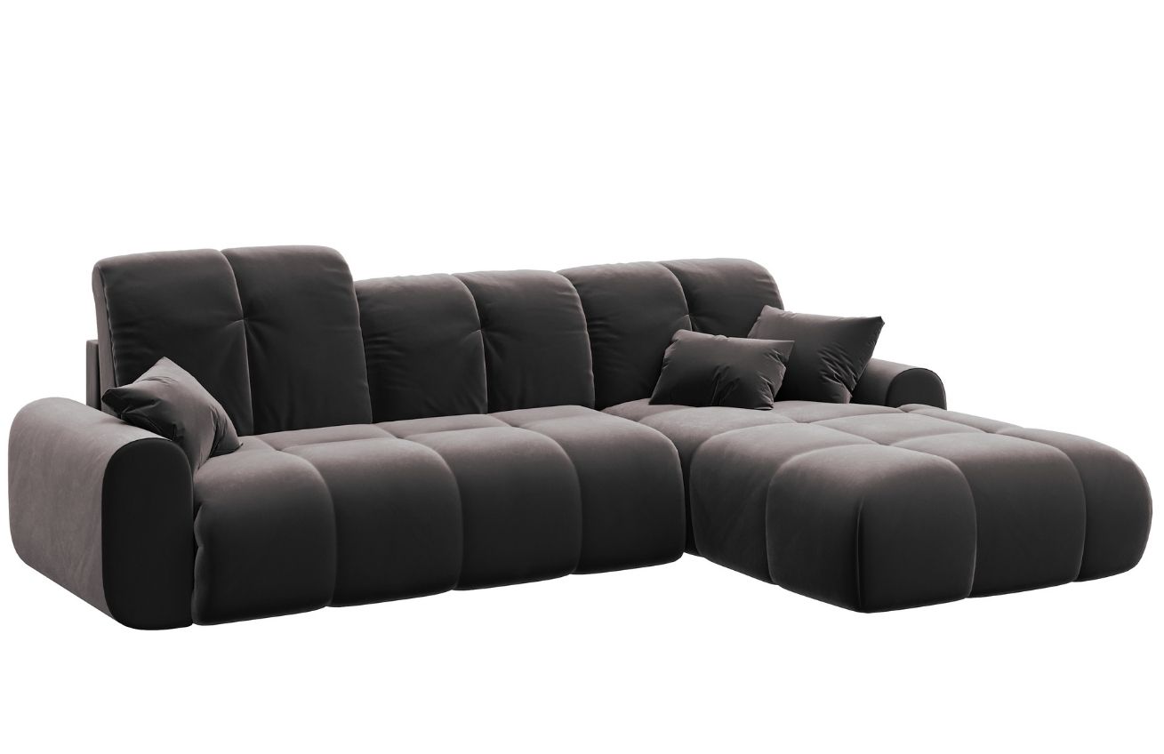 Devichy Sametová rozkládací pohovka Tous 290 cm