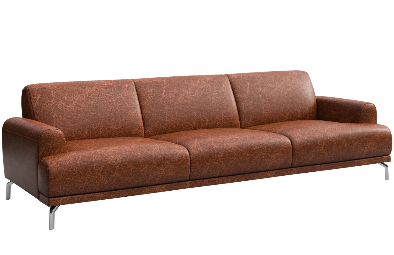 Mesonica Kožená pohovka Puzo 240 cm