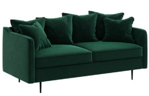 Ghado Sametová pohovka Esme 176 cm