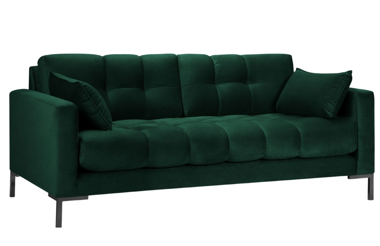 Micadoni Sametová pohovka Mamaia 177 cm