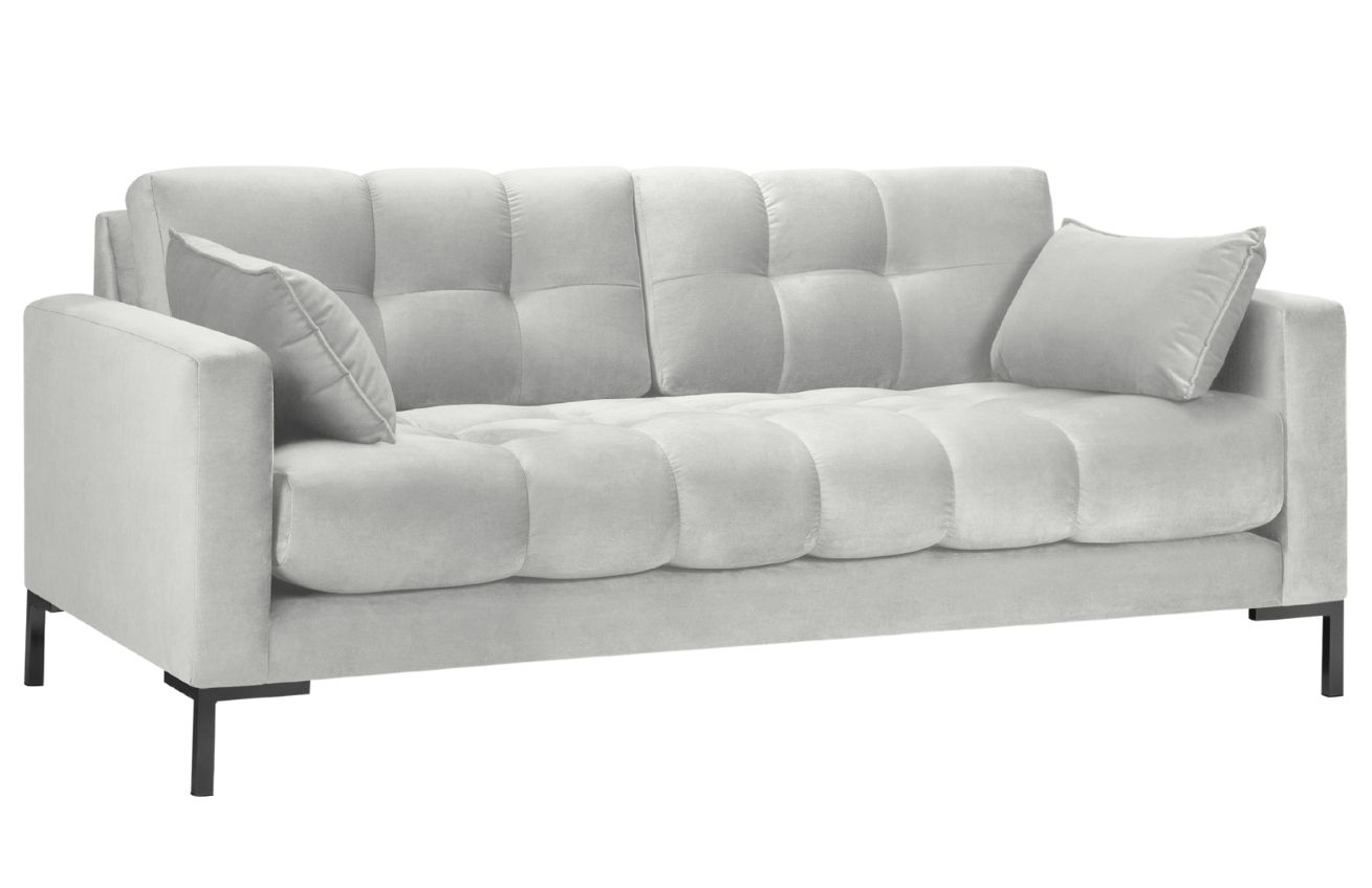 Micadoni Sametová pohovka Mamaia 177 cm