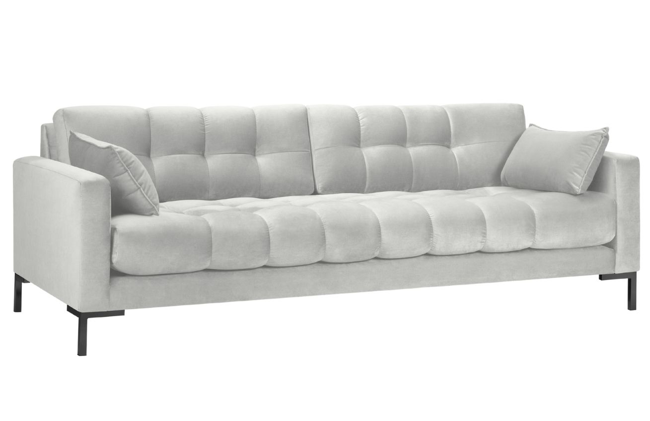 Micadoni Sametová pohovka Mamaia 217 cm