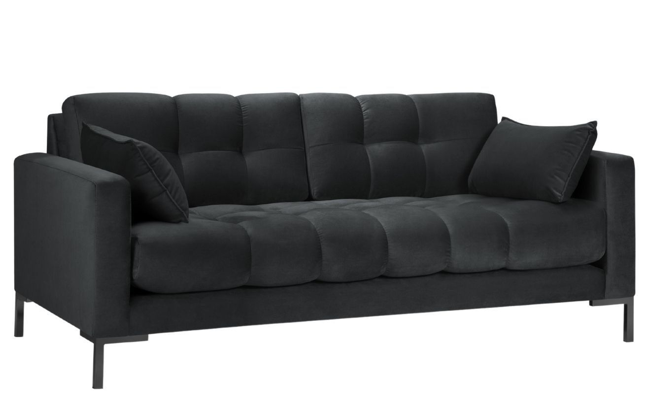 Micadoni Sametová pohovka Mamaia 217 cm