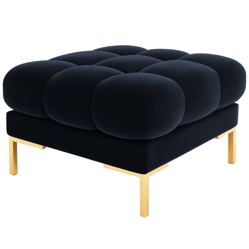 Micadoni Sametová podnožka Mamaia 60 x 60 cm