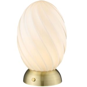 Halo Design Skleněná stolní lampa Twist