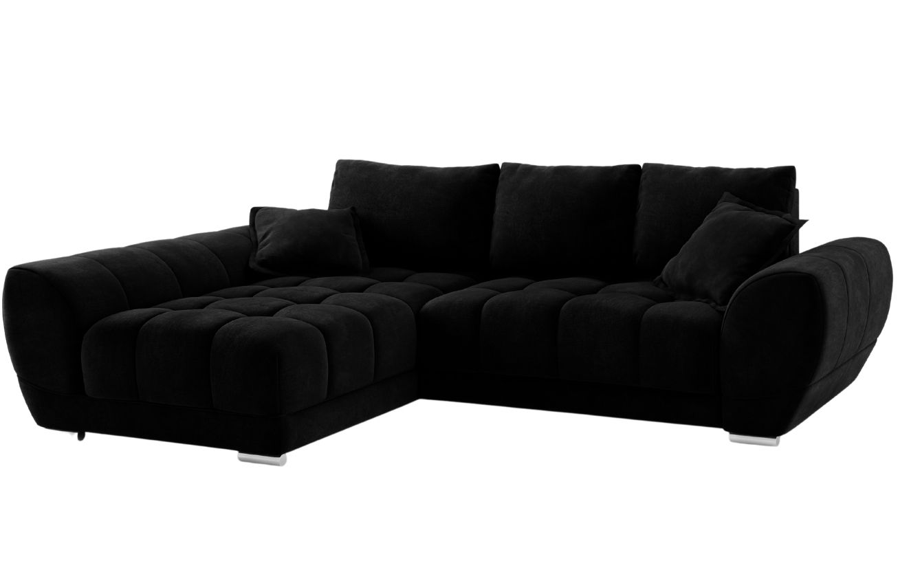 Windsor & Co Sametová rozkládací pohovka Nuage 285 cm