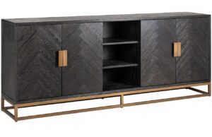 Richmond Dubová komoda Blackbone 225 x 45 cm