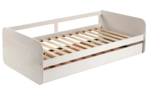 Bílá lakovaná dětská postel Marckeric Redona 90 x 190 cm