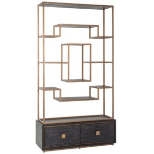 Richmond Dubový regál Hunter 222 x 120 cm