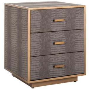 Richmond Koženkový noční stolek Classio 50 x 50 cm