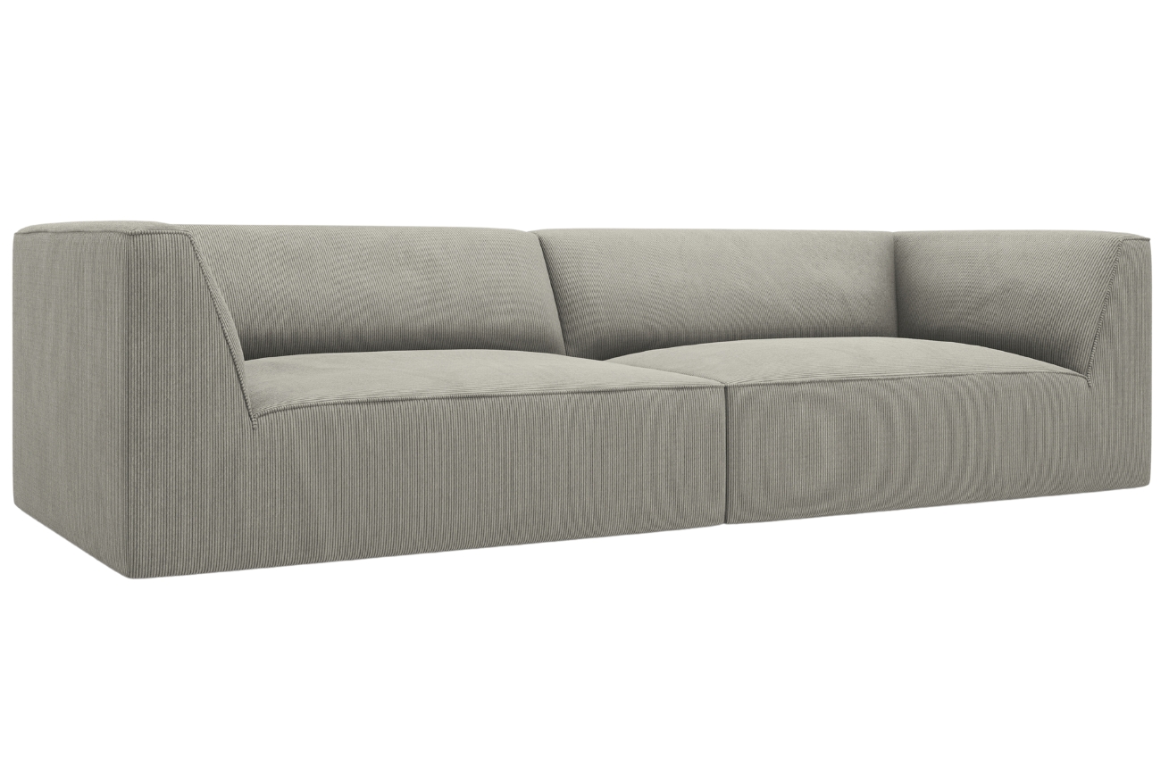 Micadoni Manšestrová pohovka Ruby 302 cm