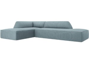 Micadoni Manšestrová rohová pohovka Ruby 273 cm