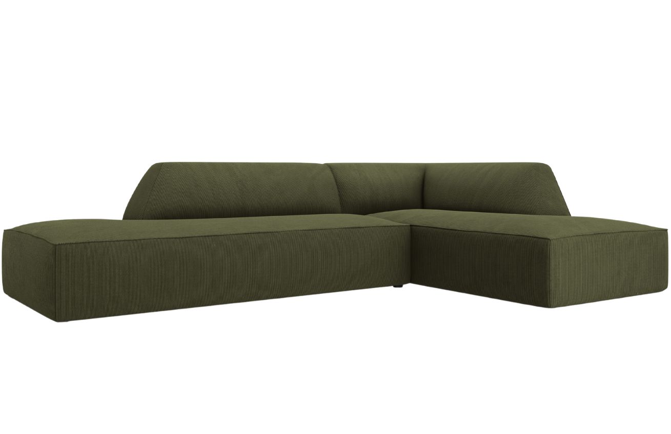 Micadoni Manšestrová rohová pohovka Ruby 273 cm