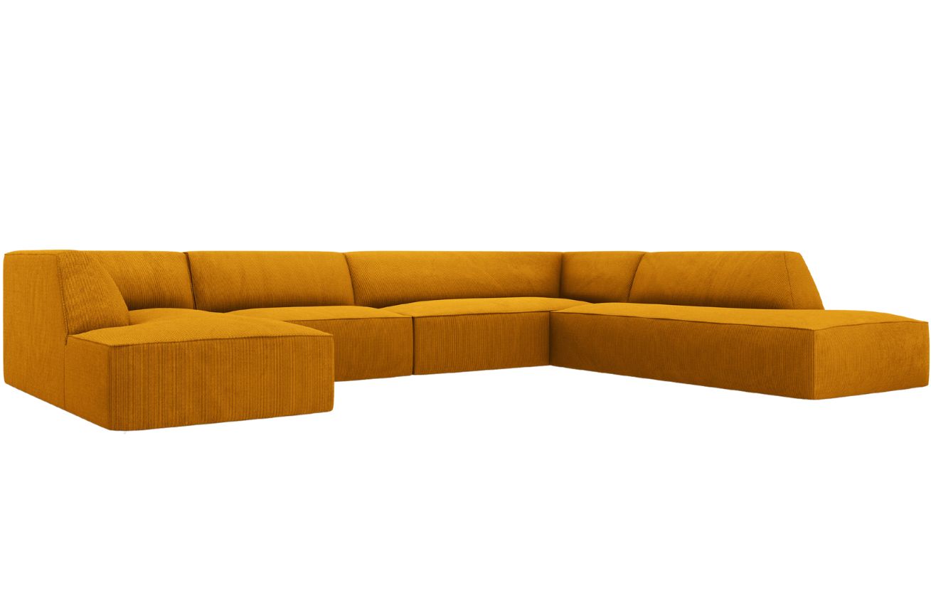 Micadoni Manšestrová rohová pohovka Ruby 366 cm