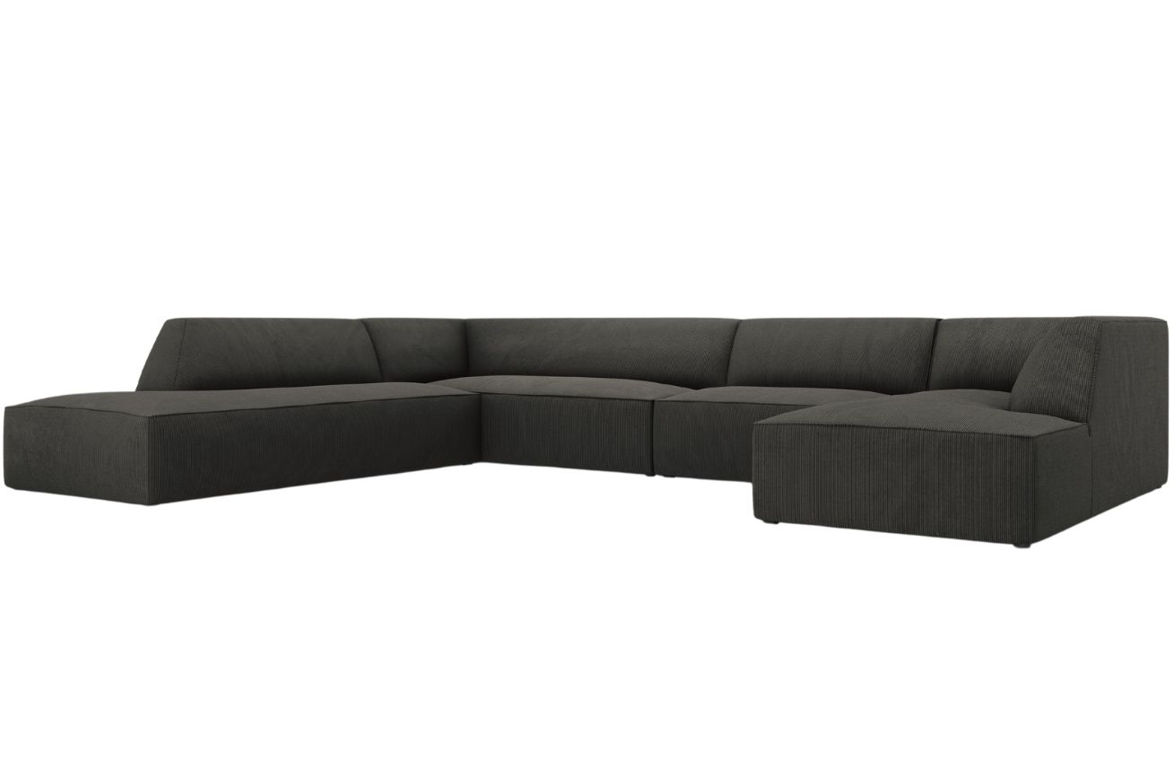 Micadoni Manšestrová rohová pohovka Ruby 366 cm