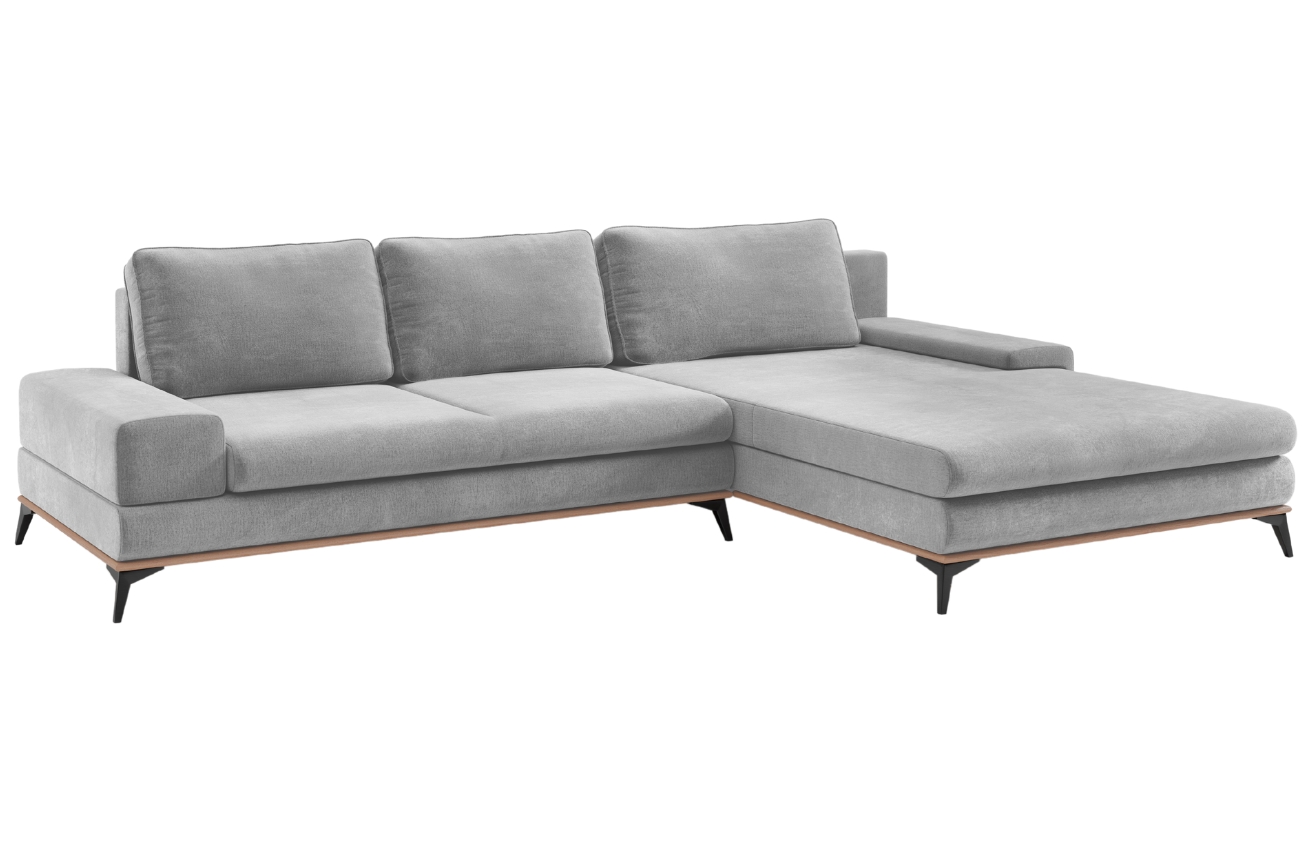 Windsor & Co Sametová rozkládací pohovka Astre 315 cm