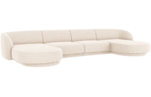 Micadoni Rohová pohovka Miley 340 cm