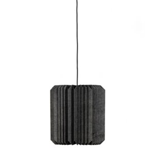 WOOOD Černé papírové závěsné světlo Pylon II. 44 cm