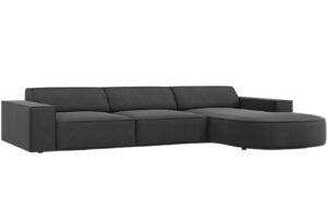 Micadoni Sametová rohová pohovka Jodie 284 cm