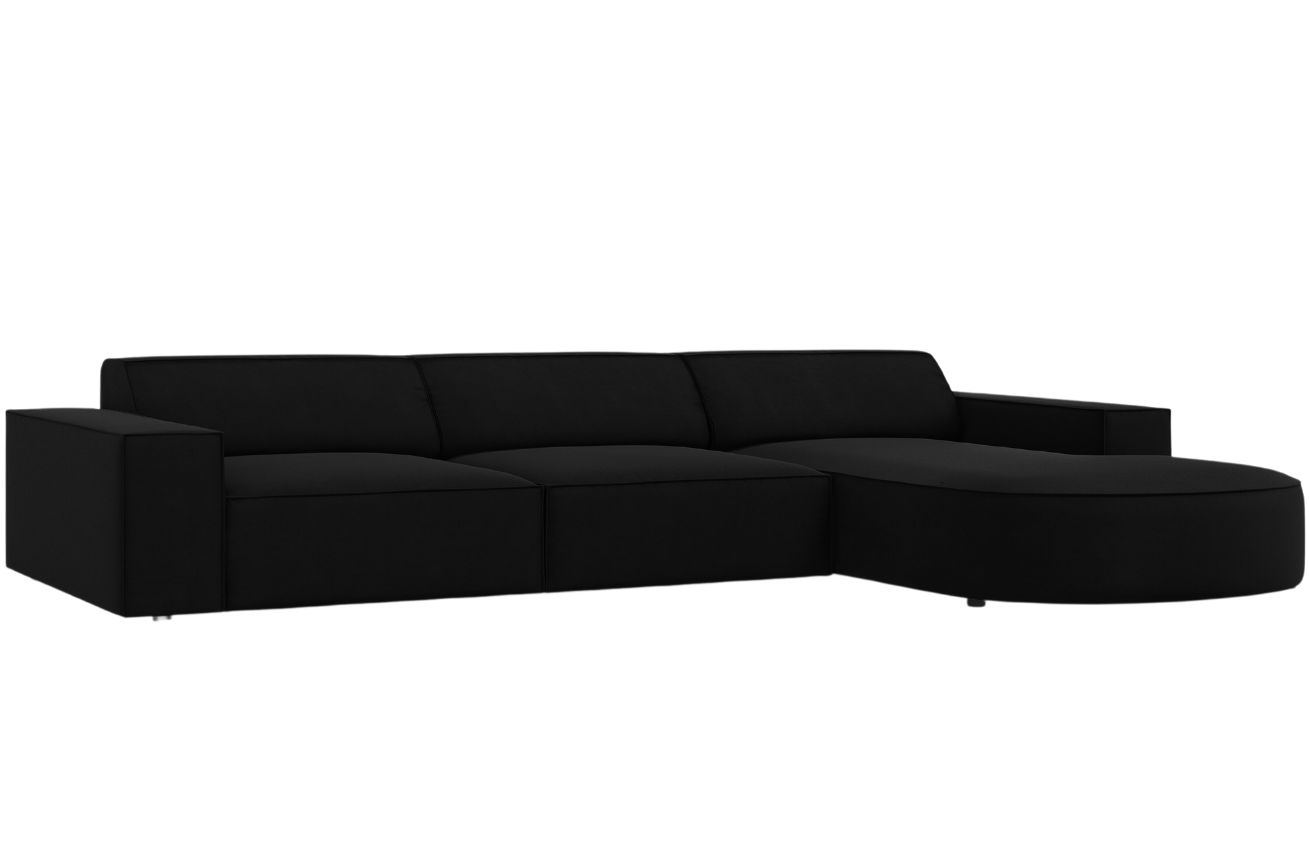 Micadoni Sametová rohová pohovka Jodie 284 cm