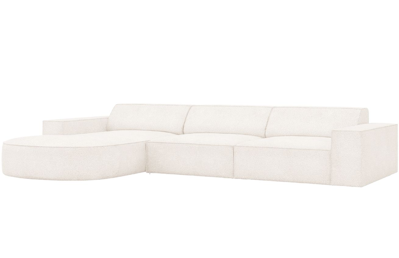 Micadoni Bouclé rohová pohovka Jodie 284 cm
