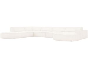 Micadoni Bouclé rohová pohovka Jodie 364 cm