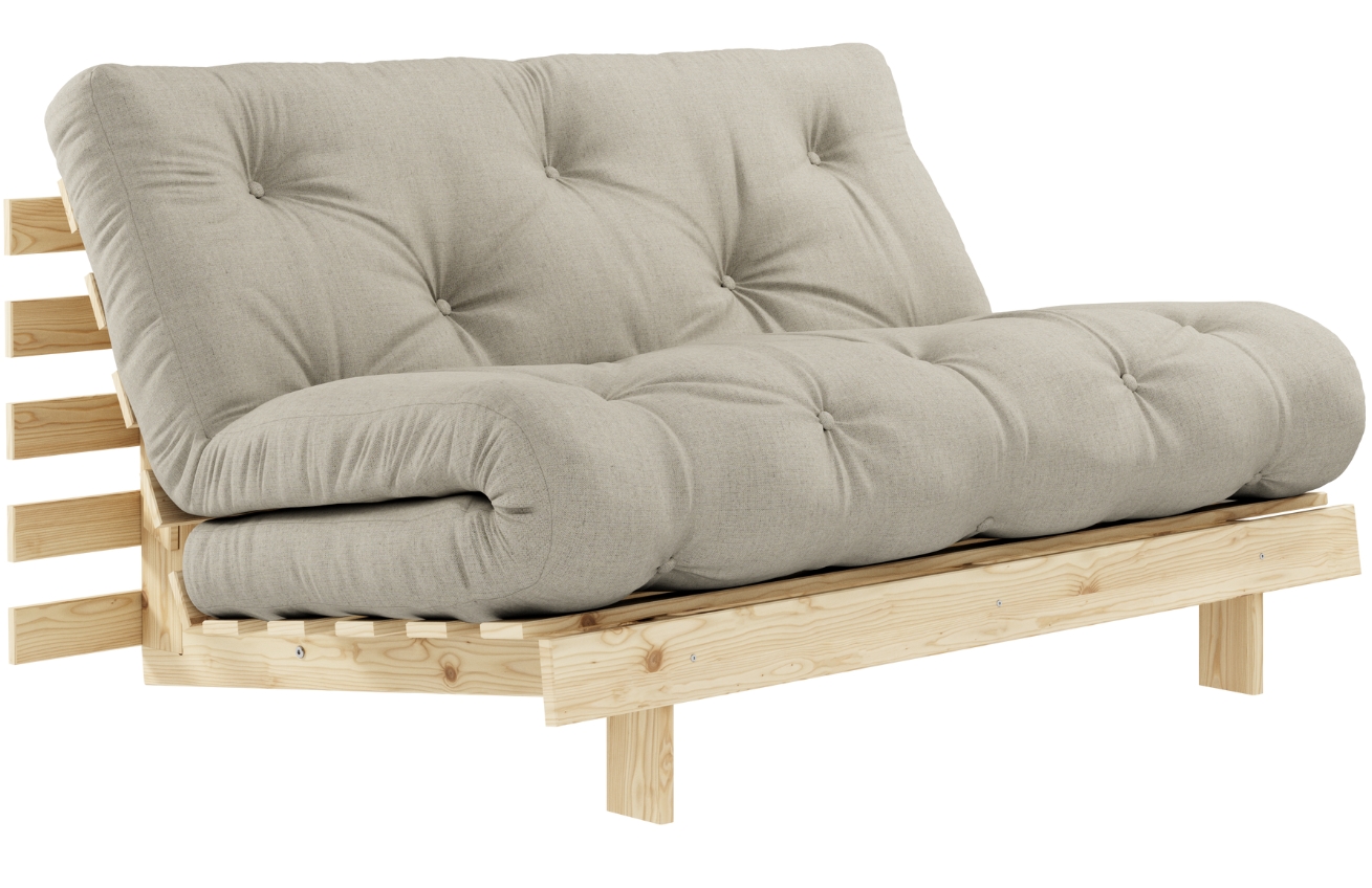 Karup Design Lněná rozkládací pohovka Roots 160 cm
