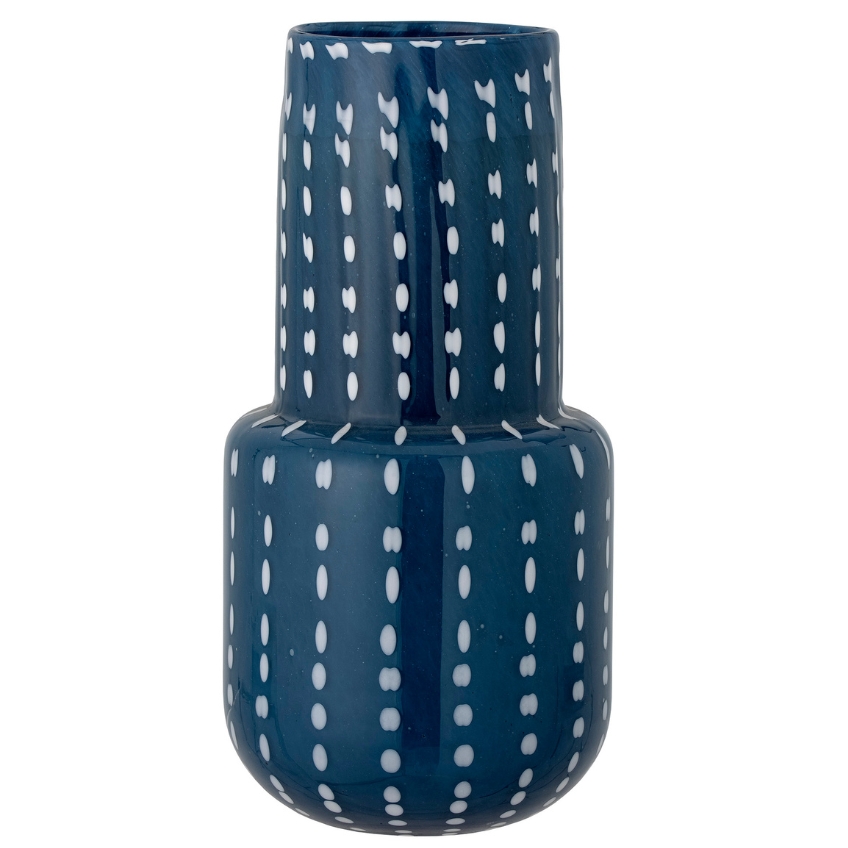 Bloomingville Skleněná váza Mayim 17 cm