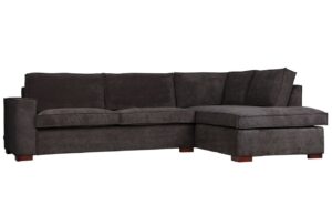 WOOOD Manšestrová rohová pohovka Edison 283 cm