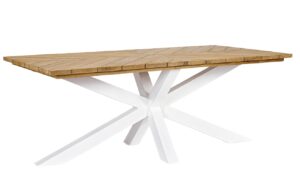 Bizzotto Teakový zahradní jídelní stůl Palmdale 200 x 100 cm