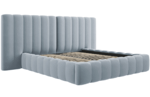 Micadoni Sametová postel Kelp 160 x 200 cm