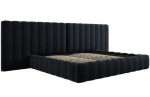 Micadoni Sametová postel Kelp 200 x 200 cm